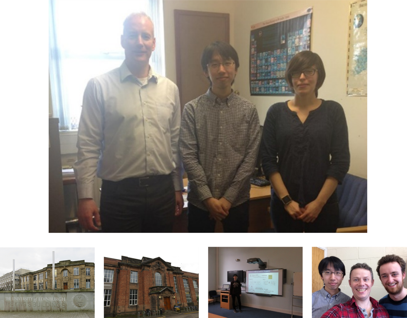 Mizuno visit to Prof.Robertson's Group