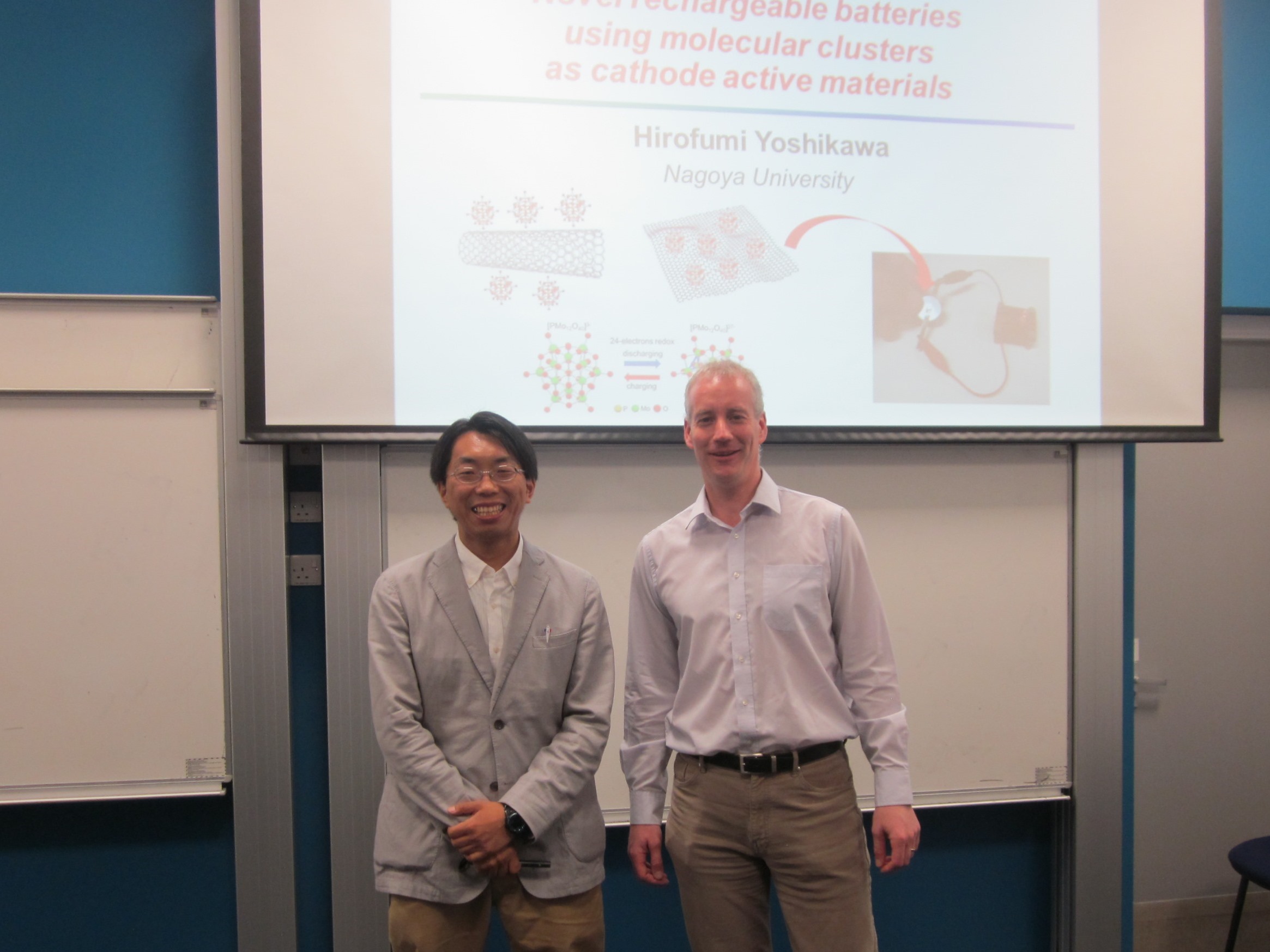 Lab Visit: Discussion and Seminar at the University of Edinburgh