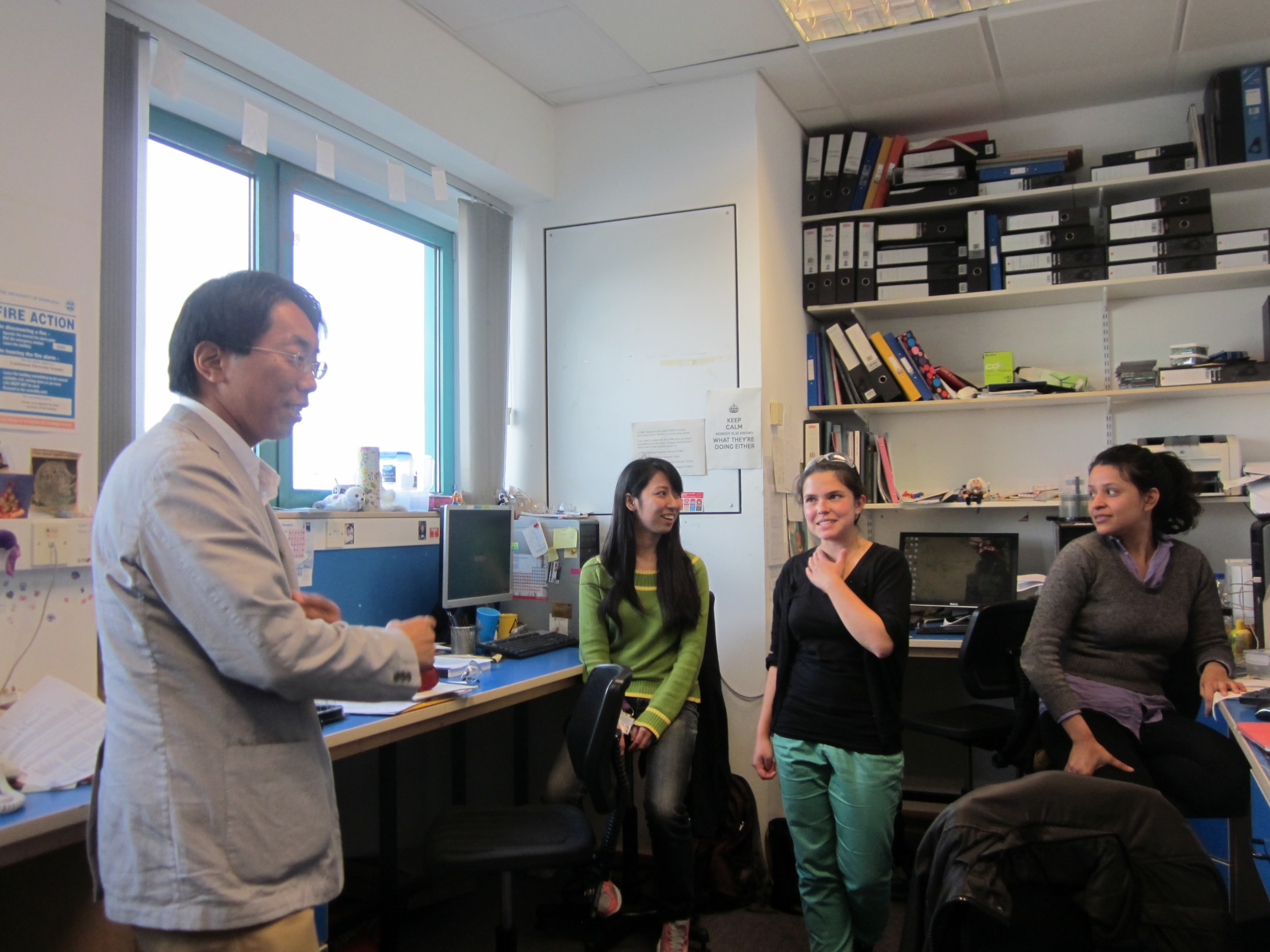 Lab Visit: Discussion and Seminar at the University of Edinburgh