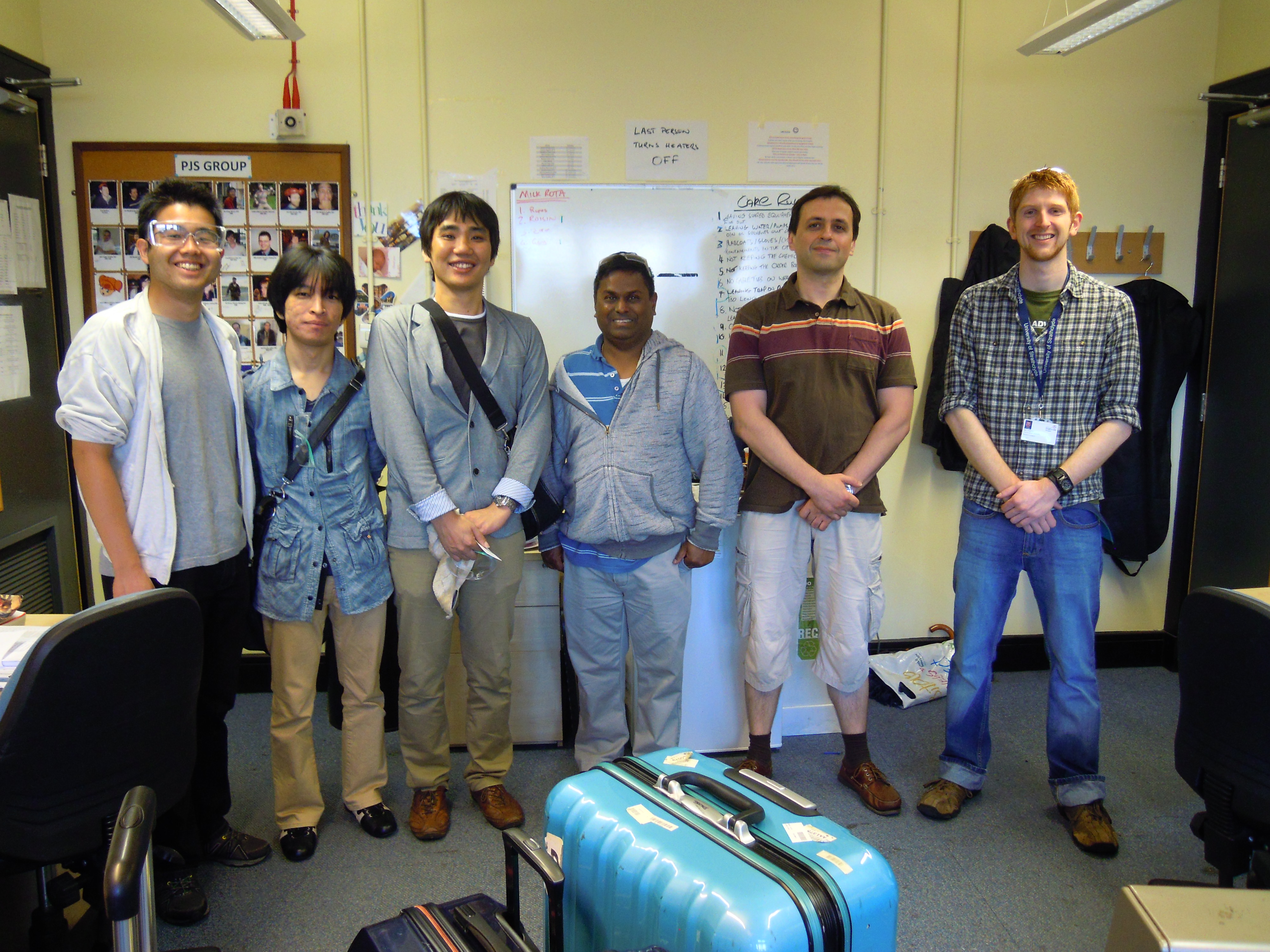 Lab Visit to Prof. Skabara’s Group for Research Collaboration